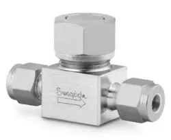 SWAGELOK SS-58S8 STAINLESS STEEL LIFT CHECK VALVE, 2.20 CV, 1/2 IN. TUBE FITTING