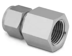 SWAGELOK SS-200-7-4RG STAINLESS STEEL TUBE FITTING, FEMALE CONNECTOR