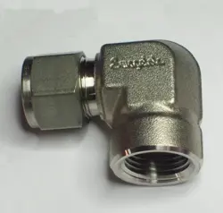 1/2 TUBE X 1/2 FNPT 316SS FEMALE ELBOW FITTING SWAGELOK SS-810-8-8