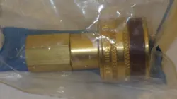 SWAGELOK B-QC4-B-2PFK8 BRASS INSTRUMENTATION QUICK CONNECT KEY 8 B 1/8 FNPT NIB 