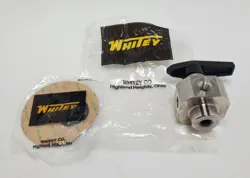 WHITEY SS-43ZF2 5-WAY BALL VALVE 2,500 PSI RATED 1/8