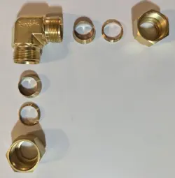 SWAGELOK BRASS COMPRESSION