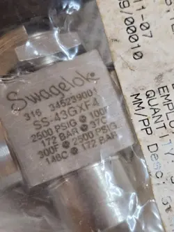 SWAGELOK SS-43GXF4