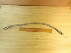 SWAGELOK SS-FL4 STAINLESS STEEL HOSE, 1/4 INCH TUBE FITTINGS, 2 FEET LONG - NEW