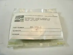 SWAGELOK SS POPPET CHECK VALVE, FIXED PRESSURE 1 PSIG, 1/8 IN. MNPT, SS-2C2-1