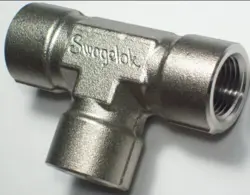 NEW SWAGELOK STAINLESS STEEL PIPE TEE FITTING, 1/2