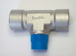 1 - SWAGELOK STAINLESS STEEL BRANCH TEE FITTING,  1/2