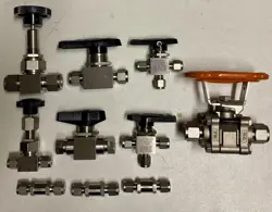 LOT OF NEW/USED ASSORTED SWAGELOK VALVES