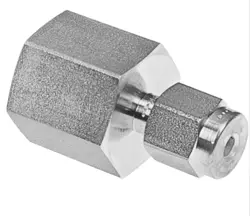 SWAGELOK TUBE FITTING, 3/4 FEMALE NPT TO 1/4 IN. TUBE OD, STAINLESS STEEL