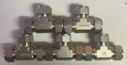 BRAND NEW SWAGELOK 1 TEE UNIONS LOT OF 5 SS-1610-3