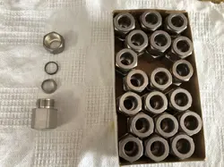 SWAGELOK FITTINGS 5/8” TUBE X 1/2” FEMALE PIPE - BOX OF 20 EA.