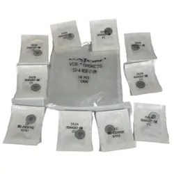 10 PIECE CAJON / SWAGELOK SS-4-VCR-2-2M STAINLESS STEEL VCR FACE SEAL FITTING
