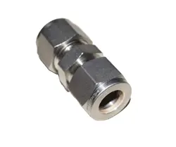 1 LOT OF 5 SWAGELOK TUBE FITTING, UNION, 1/2 IN. TUBE OD (SS-810-6)