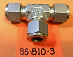 SS-810-3 SWAGELOK SST UNION TEE, 1/2