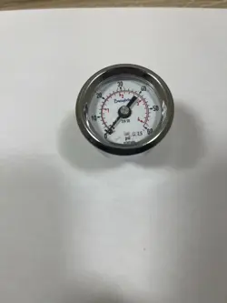 SWAGELOK PRESSURE GAUGE 0-60 PSI  0-4 BAR 1/4 IN. NPT 316 SS-PRE-OWNED