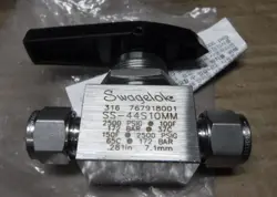SWAGELOK VALVE  UNINSTALLED COND.  FREE SHIPPING