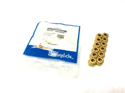 SWAGELOK B-402-1 BRASS COMPRESSION NUT FOR 1/4