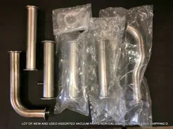 LOT OF NEW AND USED ASSORTED VACUUM PARTS NOR-CAL SWAGELOK MKS FREE SHIPPING D.