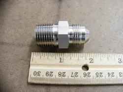 (5) SWAGELOK SS-8-AN-1-8 AN HOSE FITTING ,  AIRCRAFT AIRPLANE (A96)