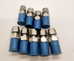 LOT OF 9 SWAGELOK ~ SS-4-VCR-6-400 TUBE FITTING