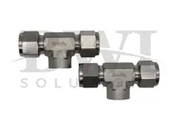 NEW SWAGELOK SS-810-3-4TTF SS FEMALE BRANCH TEE 1/2 X 1/2 X 1/4 FNPT (LOT OF 2)