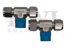 NEW SWAGELOK SS-810-3-8TTM SS MALE BRANCH TEE 1/2 X 1/2 X 1/2 MNPT ( LOT OF 2 )