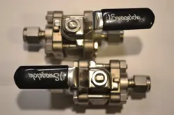 (QTY-2) SWAGELOK STAINLESS STEEL 1/4