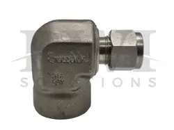 NEW SWAGELOK SS-600-8-8 SS FEMALE ELBOW, 3/8 IN. TUBE OD X 1/2 IN. FNPT SS60088