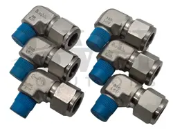 NEW SWAGELOK SS-810-2-4 SS MALE ELBOW 1/2 IN TUBE OD X 1/4 IN MNPT ( LOT OF 6 )
