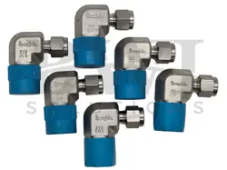 NEW SWAGELOK SS-400-2-8 SS MALE ELBOW 1/4 IN TUBE OD X 1/2 IN MNPT ( LOT OF 6 )