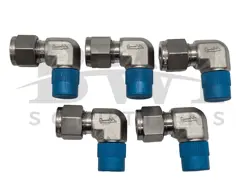 NEW SWAGELOK SS-600-2-4 SS MALE ELBOW 3/8 IN TUBE OD X 1/4 IN MNPT ( LOT OF 5 )