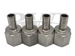 NEW SWAGELOK SS-8-TA-7-8 SS FEMALE TUBE ADAPTER 1/2 TUBE OD X 1/2 FNPT LOT OF 4