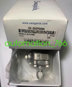 SWAGELOK  SS-S62PS6MM BRAND NEW BALL VALVES FOR STEAM SHIPPING VIA FEDEX OR DHL