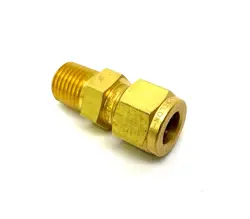 SWAGELOK B-600-1-4 BRASS COMPRESSION TUBE FITTING 3/8