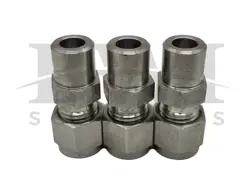 NEW SWAGELOK SS-400-6-4W SS TUBE SOCKET WELD UNION 1/4 TUBE OD ( LOT OF 3 )