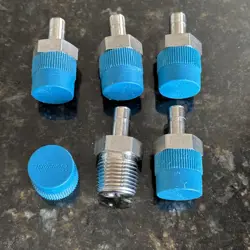 5 X SWAGELOK 316SS TUBE FITTING, MALE TUBE ADAPTER, 3/8