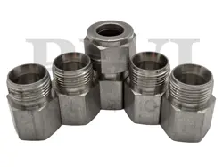 NEW SWAGELOK SS-810-7-4 SS FEMALE CONNECTOR 1/2 TUBE OD X 1/4 FNPT ( LOT OF 5 )