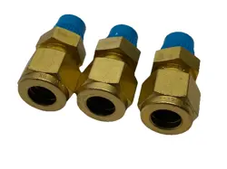 SWAGELOK B-600-1-2 BRASS TUBE FITTING 3/8