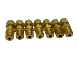 SWAGELOK B-400-1-4 BRASS TUBE FITTING 1/4