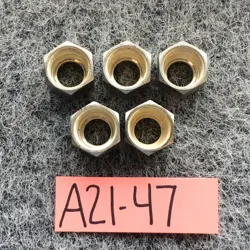 LOT OF 5 SWAGLOK 316 V2V STAINLESS STEEL FITTING CAP NOS