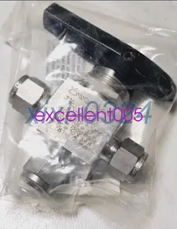 1PCS  NEW SWAGELOK  SS-44XS6  THREE WAY BALL VALVE   DHL SHIPPING；