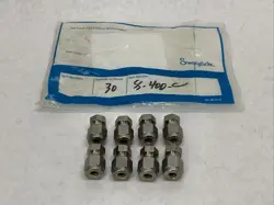 SWAGELOK SS-400-C STAINLESS STEEL CAP FITTING 1/4