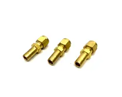SWAGELOK B-400-R-6 BRASS TUBE FITTING 3/8