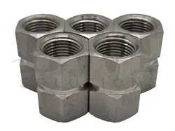 NEW SWAGELOK SS-8-HCG STAINLESS STEEL HEX COUPLING, 1/2 IN. FEMALE ( LOT OF 5 )