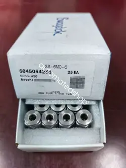 1PC NEW SWAGELOK SS-6M0-6 STAINLESS STEEL TUBE FITTINGS SHIPPING DHL OR FEDEX