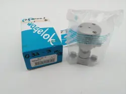 SWAGELOK SS-4BK-1C BELLOWS SEALED VALVE, GASKETED, PCTFE STEM TIP, 1/4