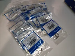 BOX OF 25 SWAGELOK SS-202-61F BULKHEAD RETAINER FNSP
