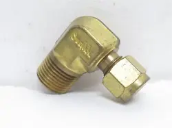234305 NEW-NO BOX; SWAGELOK B-600-2-6 ELBOW FITTING 90DEG; 3/8NPT X #6 TUBE