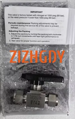 1PCS NEW SWAGELOK SS-43GS6 BALL VALVE DHL SHIPPING