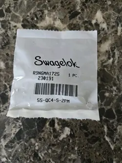 SWAGELOK SS-QC4-S-2PM STAINLESS STEEL QUICK-CONNECT STEM 1/8